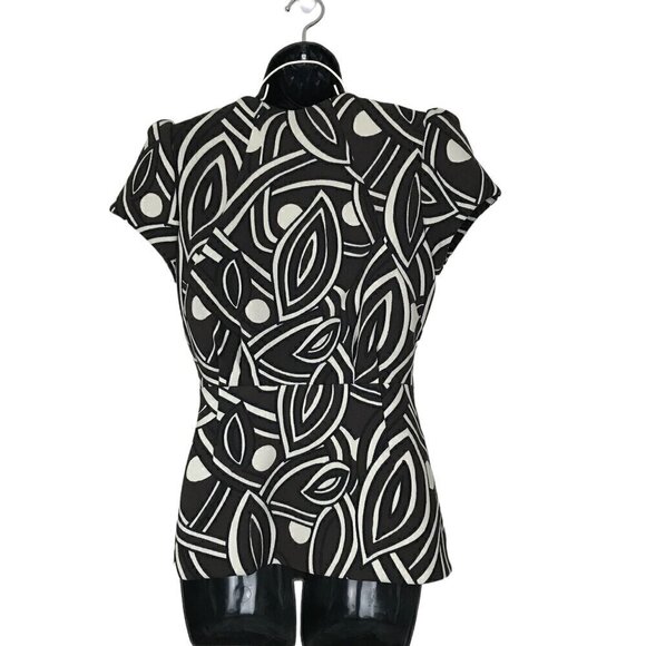 Marni Short Sleeve Zip Up 100% Wool Blazer With Front Pockets Size 10 - Picture 4 of 8